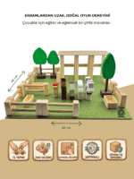 Ahşap Çiftlik Oyun Seti | Montessori Eğitici Ahşap Oyuncak - Görsel 5