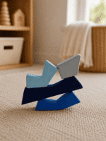 Ahşap Üçgen Puzzle ve Geometrik Zeka Oyunu - Görsel 12