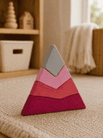 Ahşap Üçgen Puzzle ve Geometrik Zeka Oyunu - Görsel 17