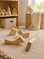 Ahşap Üçgen Puzzle ve Geometrik Zeka Oyunu - Görsel 3