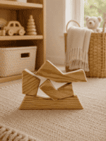 Ahşap Üçgen Puzzle ve Geometrik Zeka Oyunu - Görsel 7