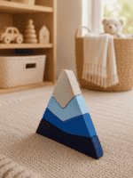 Ahşap Üçgen Puzzle ve Geometrik Zeka Oyunu - Görsel 9